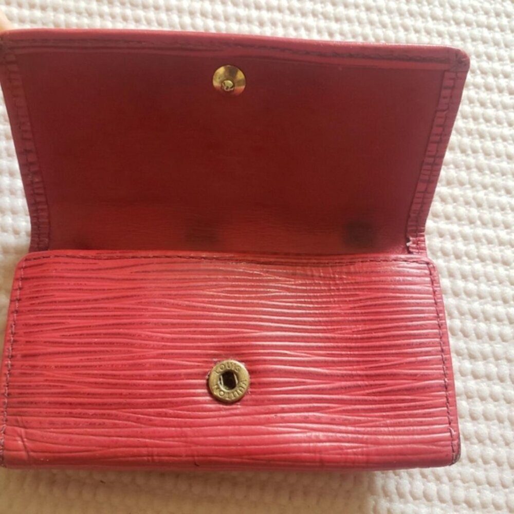 Louis Vuitton Epi Leather Key Holder Wallet - Red - Rehab Project - Picture 3 of 8
